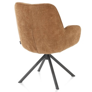 Chaise à accoudoirs RILEY Henders & Hazel cuivre