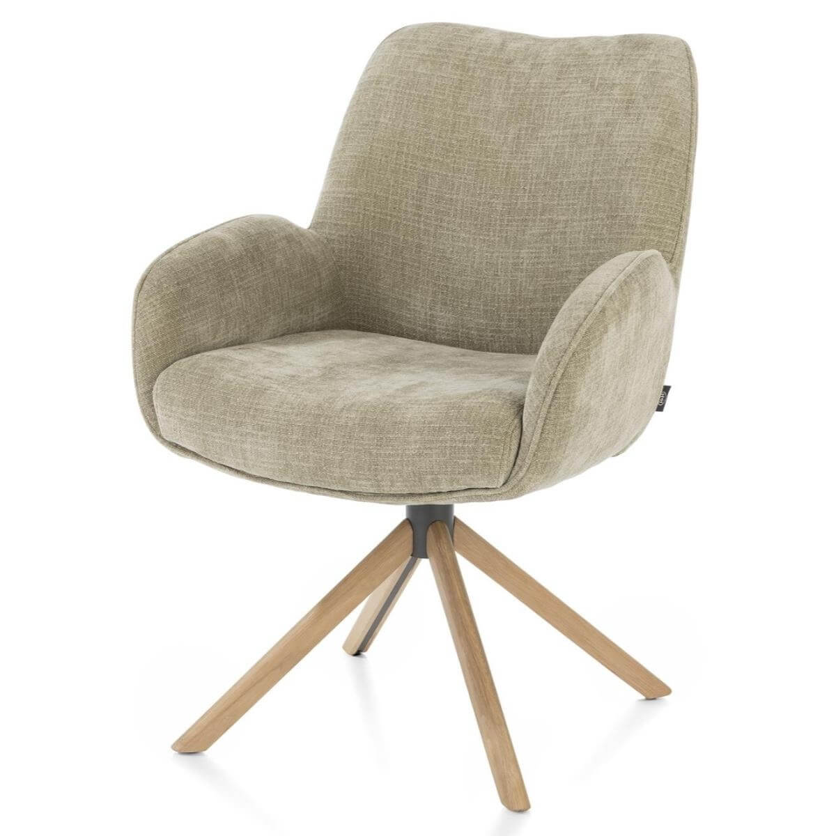 Chaise à accoudoirs RILEY Henders & Hazel olive