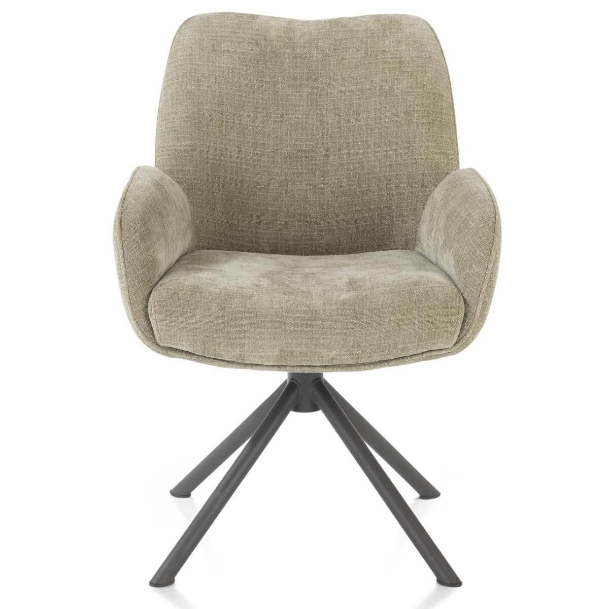 Chaise à accoudoirs RILEY Henders & Hazel vert