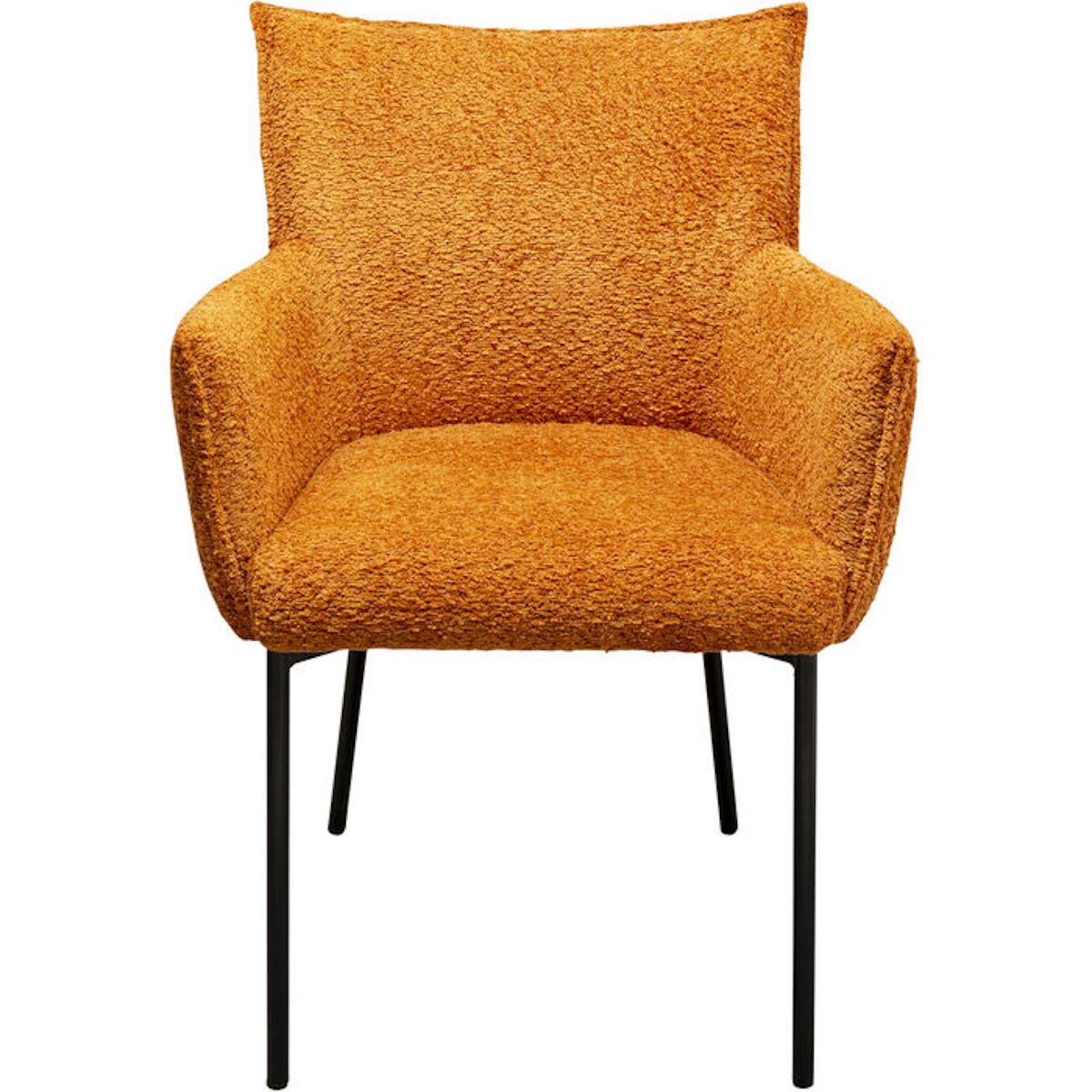Chaise à accoudoirs SELMA Kare Design orange