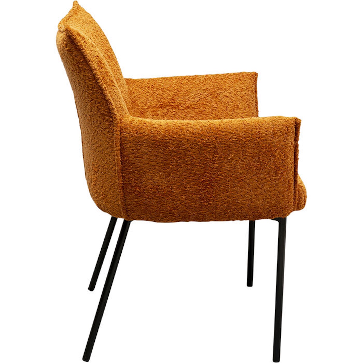 Chaise à accoudoirs SELMA Kare Design orange