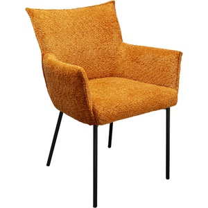 Chaise à accoudoirs SELMA Kare Design orange