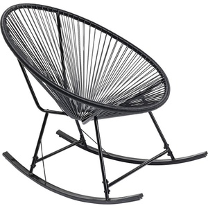 Chaise à bascule ACAPULCO Kare Design Mono noir