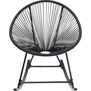 Chaise à bascule ACAPULCO Kare Design Mono noir