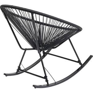 Chaise à bascule ACAPULCO Kare Design Mono noir