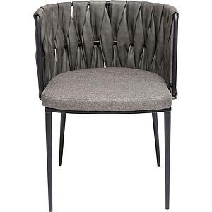 Chaise accoudoirs avec coussin CHEERIO Kare Design