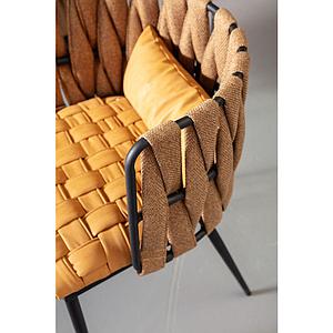 Chaise accoudoirs CHEERIO Kare Design jaune