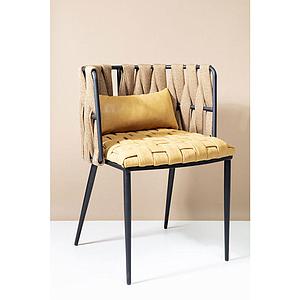 Chaise accoudoirs CHEERIO Kare Design jaune