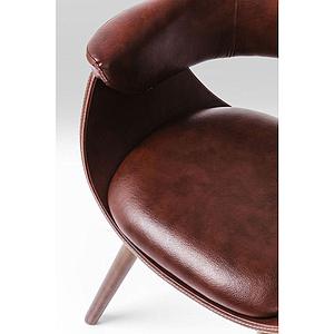 Chaise accoudoirs MONACO Kare Design nougat