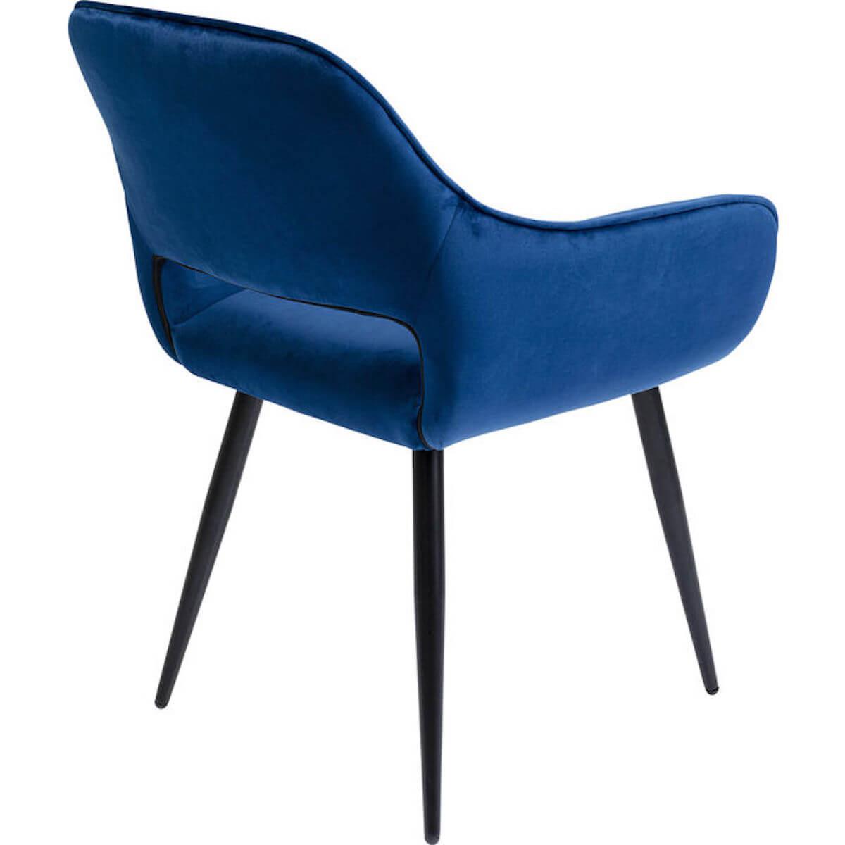 Chaise accoudoirs SAN FRANCISCO Kare Design bleu