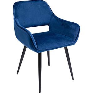 Chaise accoudoirs SAN FRANCISCO Kare Design bleu