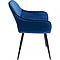 Chaise accoudoirs SAN FRANCISCO Kare Design bleu
