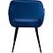 Chaise accoudoirs SAN FRANCISCO Kare Design bleu