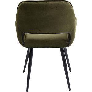 Chaise accoudoirs SAN FRANCISCO Kare Design vert foncé