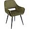 Chaise accoudoirs SAN FRANCISCO Kare Design vert foncé