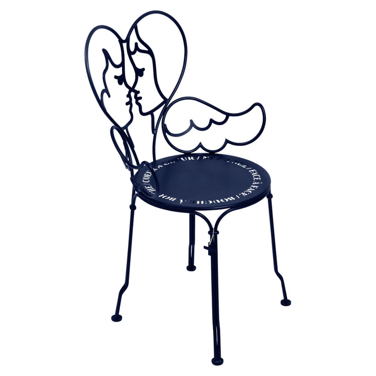 Chaise ANGE Fermob bleu abysse