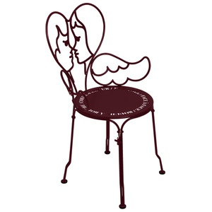 Chaise ANGE Fermob cerise noire