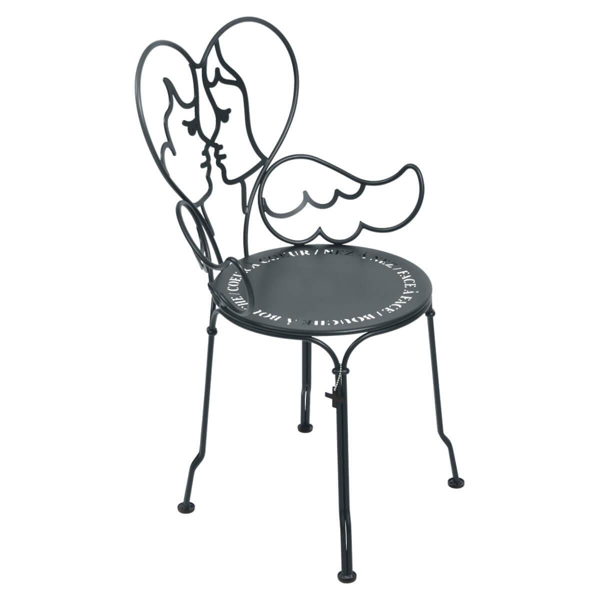 Chaise ANGE Fermob gris orage