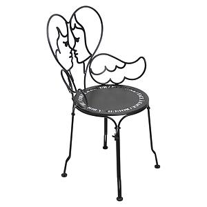 Chaise ANGE Fermob noir réglisse