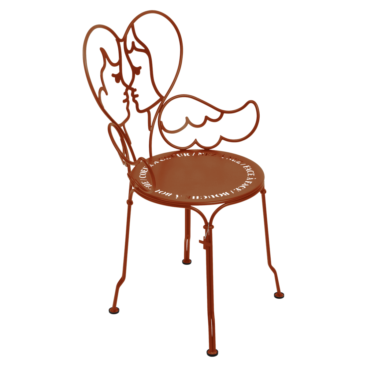 Chaise ANGE Fermob orange confite