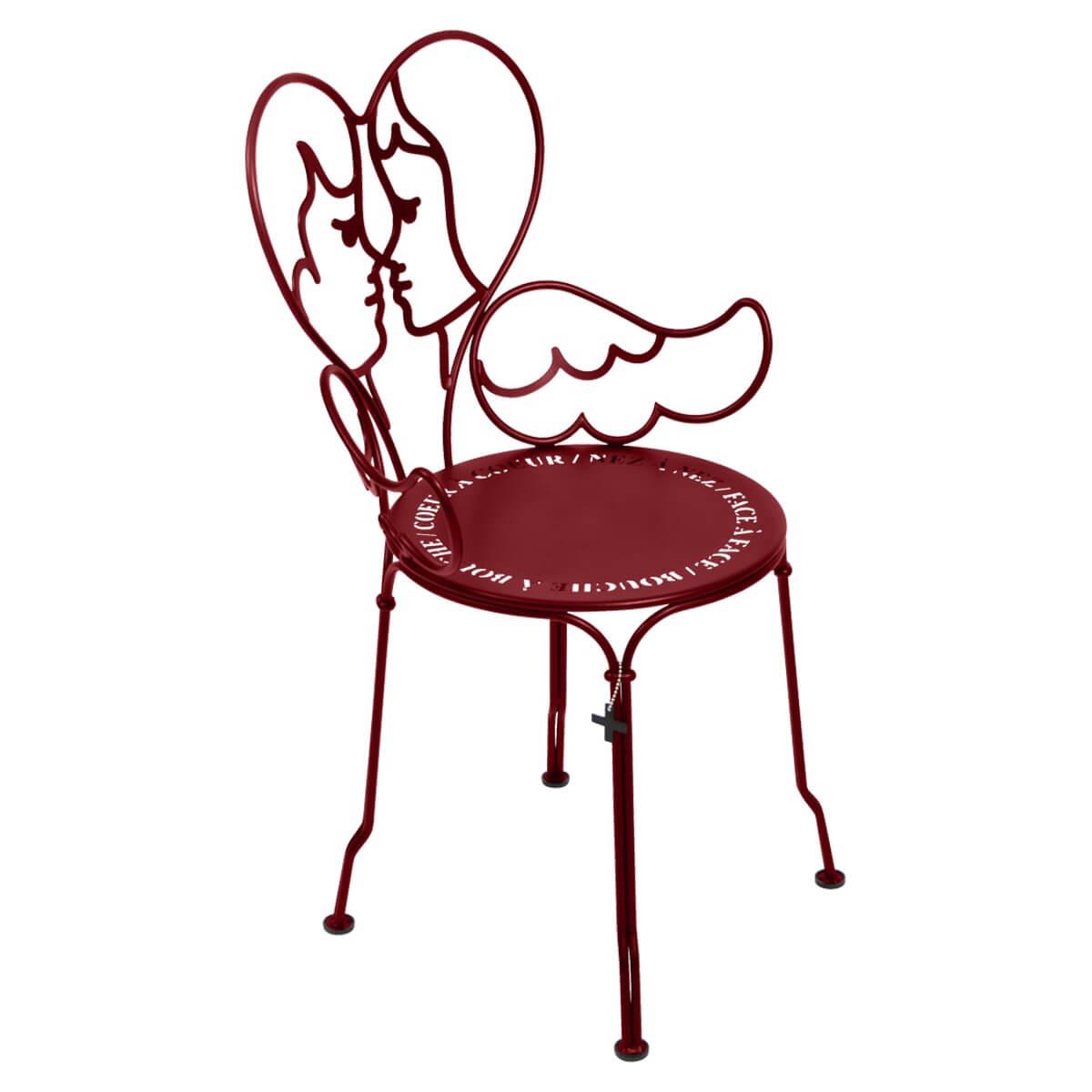 Chaise ANGE Fermob rouge piment