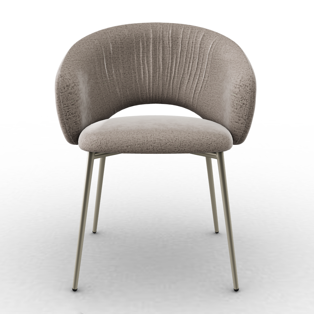 Chaise ANIME Calligaris  Tissu Aspen Sable 