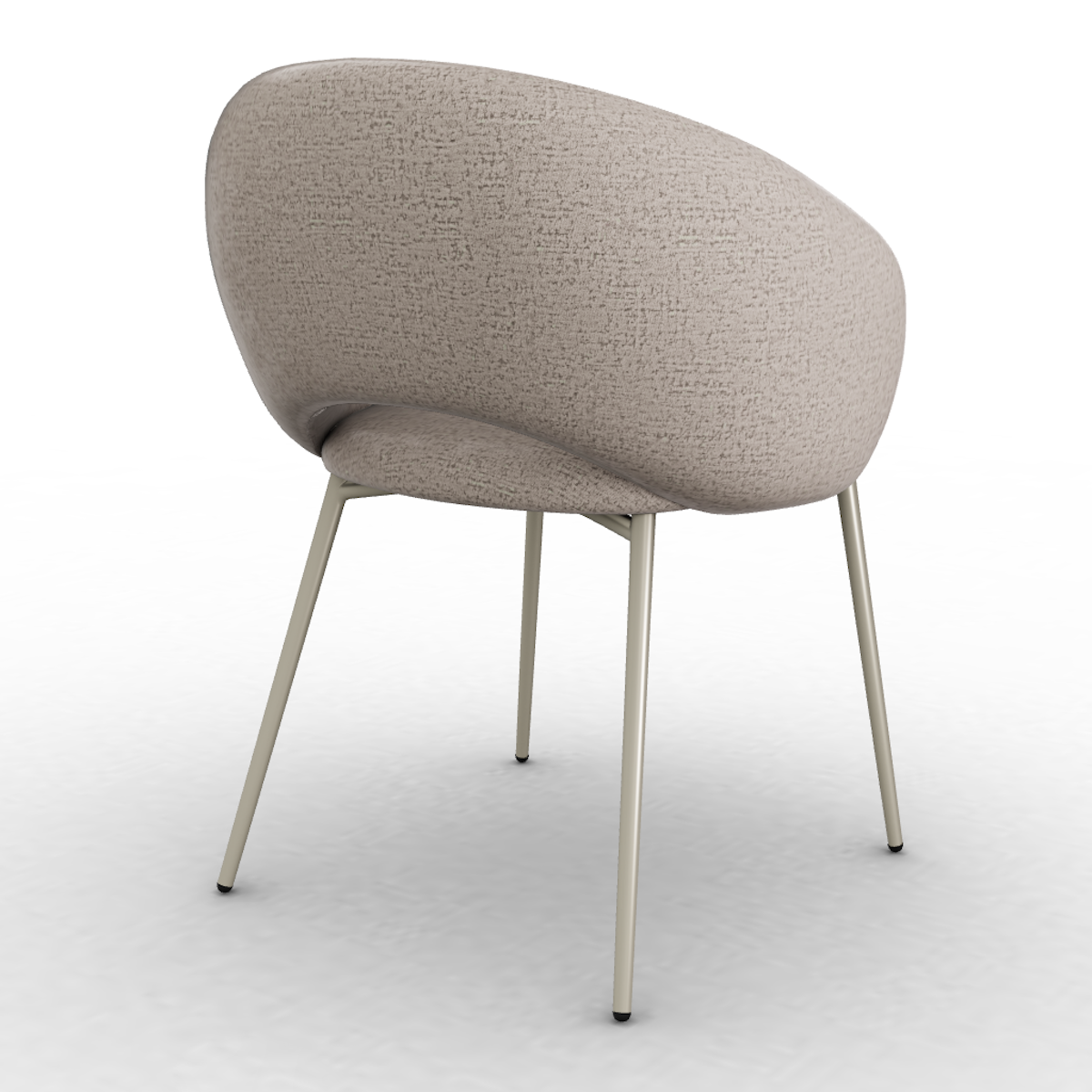 Chaise ANIME Calligaris  Tissu Aspen Sable 