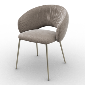Chaise ANIME Calligaris  Tissu Aspen Sable 