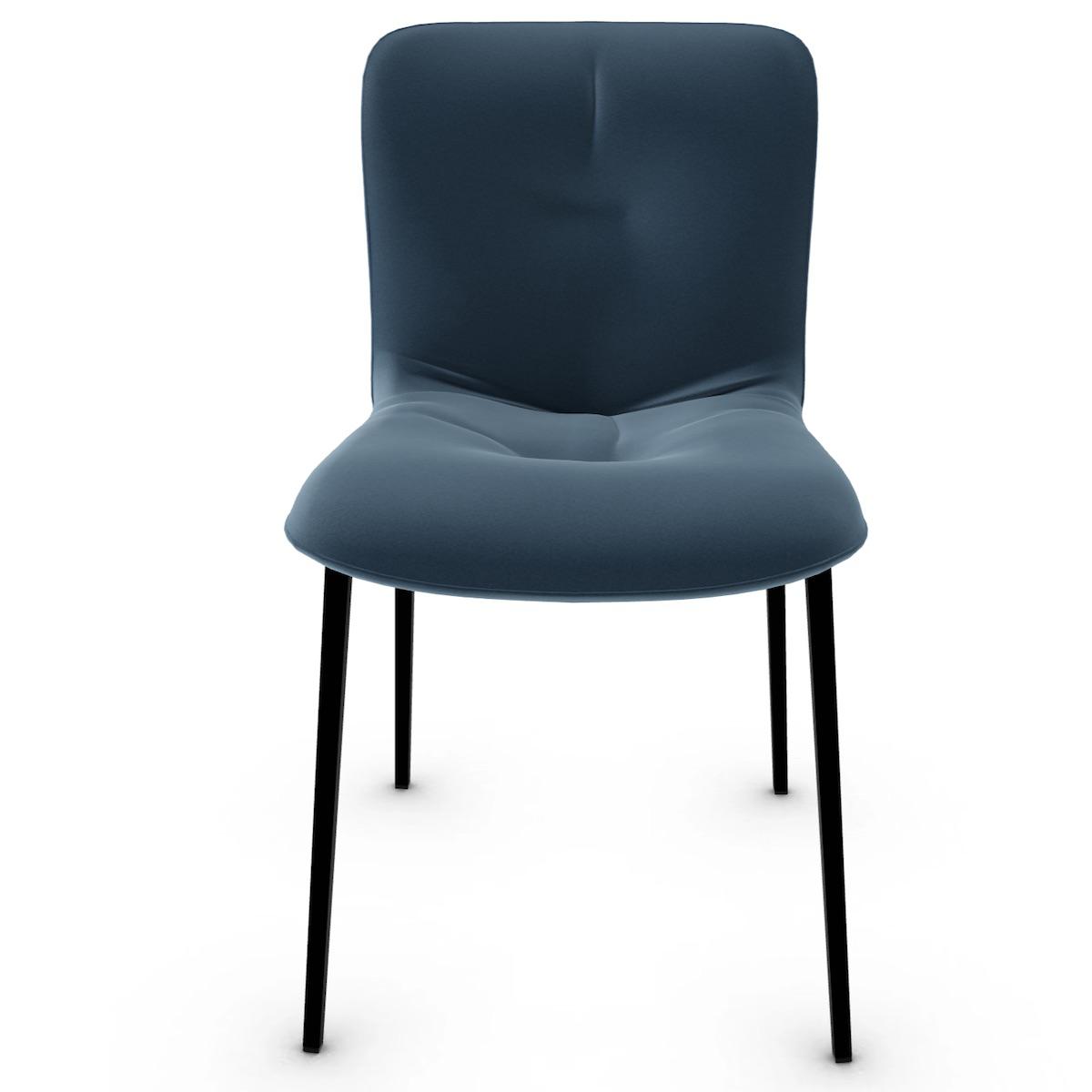 Chaise ANNIE Calligaris océan-noir opaque