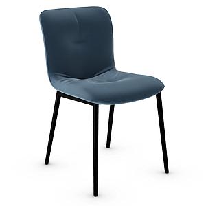 Chaise ANNIE Calligaris océan-noir opaque