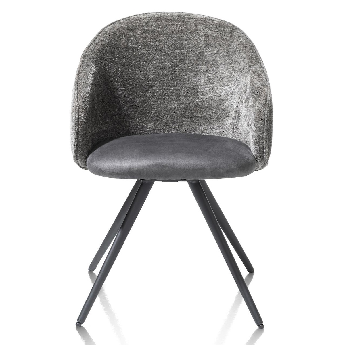 Chaise avec accoudoir OWEN Xooon pivotante, combi Calabria/Enzo Anthracite