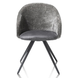 Chaise avec accoudoir OWEN Xooon pivotante, combi Calabria/Enzo Anthracite