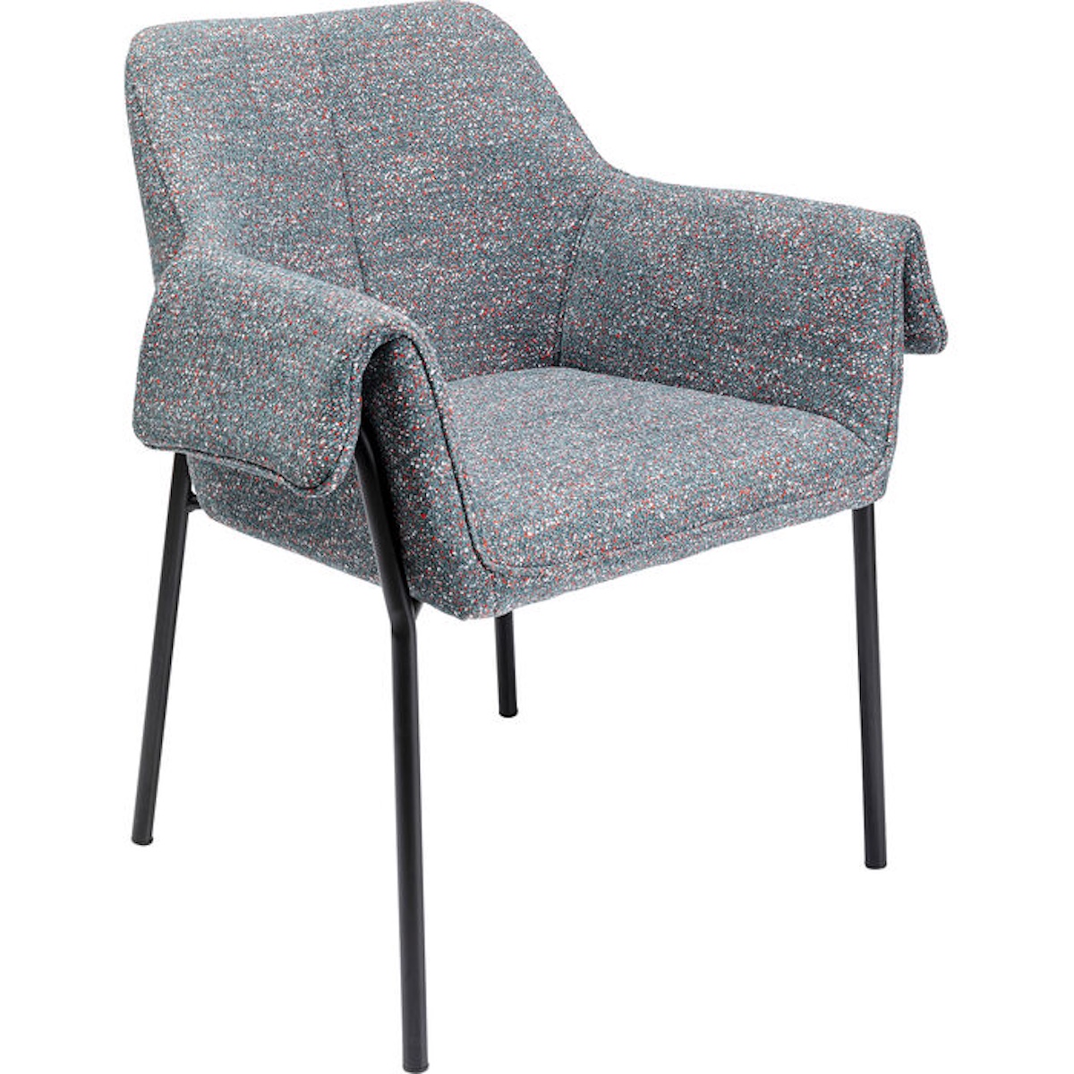 Chaise avec accoudoirs BESS Kare Design Grey Flitter