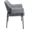 Chaise avec accoudoirs BESS Kare Design Grey Flitter