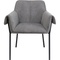 Chaise avec accoudoirs BESS Kare Design gris