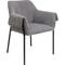 Chaise avec accoudoirs BESS Kare Design gris