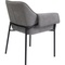 Chaise avec accoudoirs BESS Kare Design gris