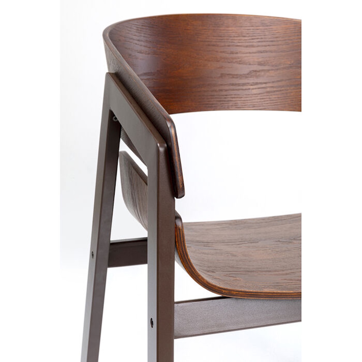 Chaise avec accoudoirs BIARRITZ Kare Design marron