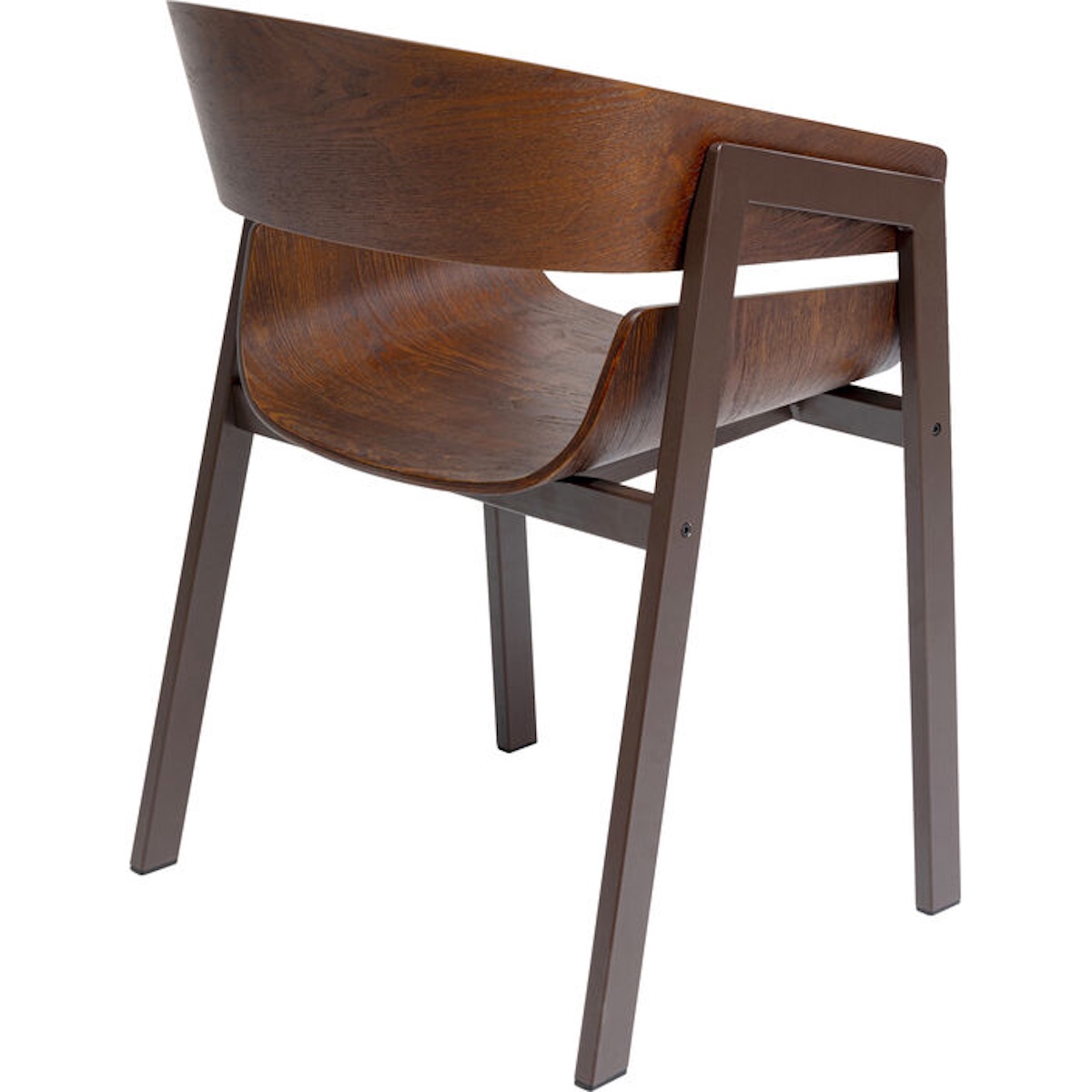 Chaise avec accoudoirs BIARRITZ Kare Design marron