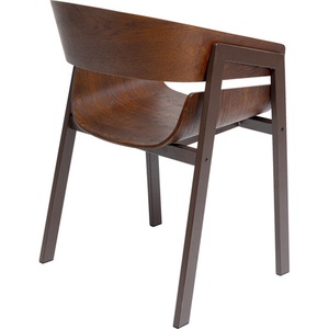 Chaise avec accoudoirs BIARRITZ Kare Design marron