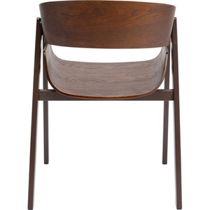 Chaise avec accoudoirs BIARRITZ Kare Design marron
