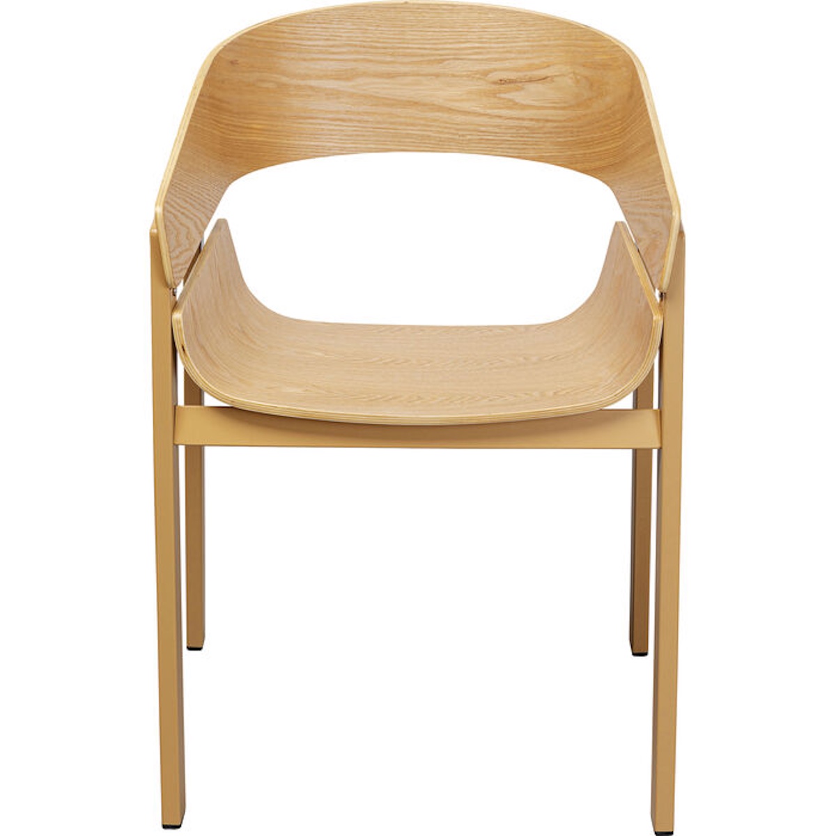 Chaise avec accoudoirs BIARRITZ Kare Design nature