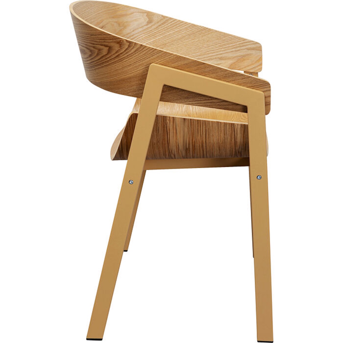 Chaise avec accoudoirs BIARRITZ Kare Design nature
