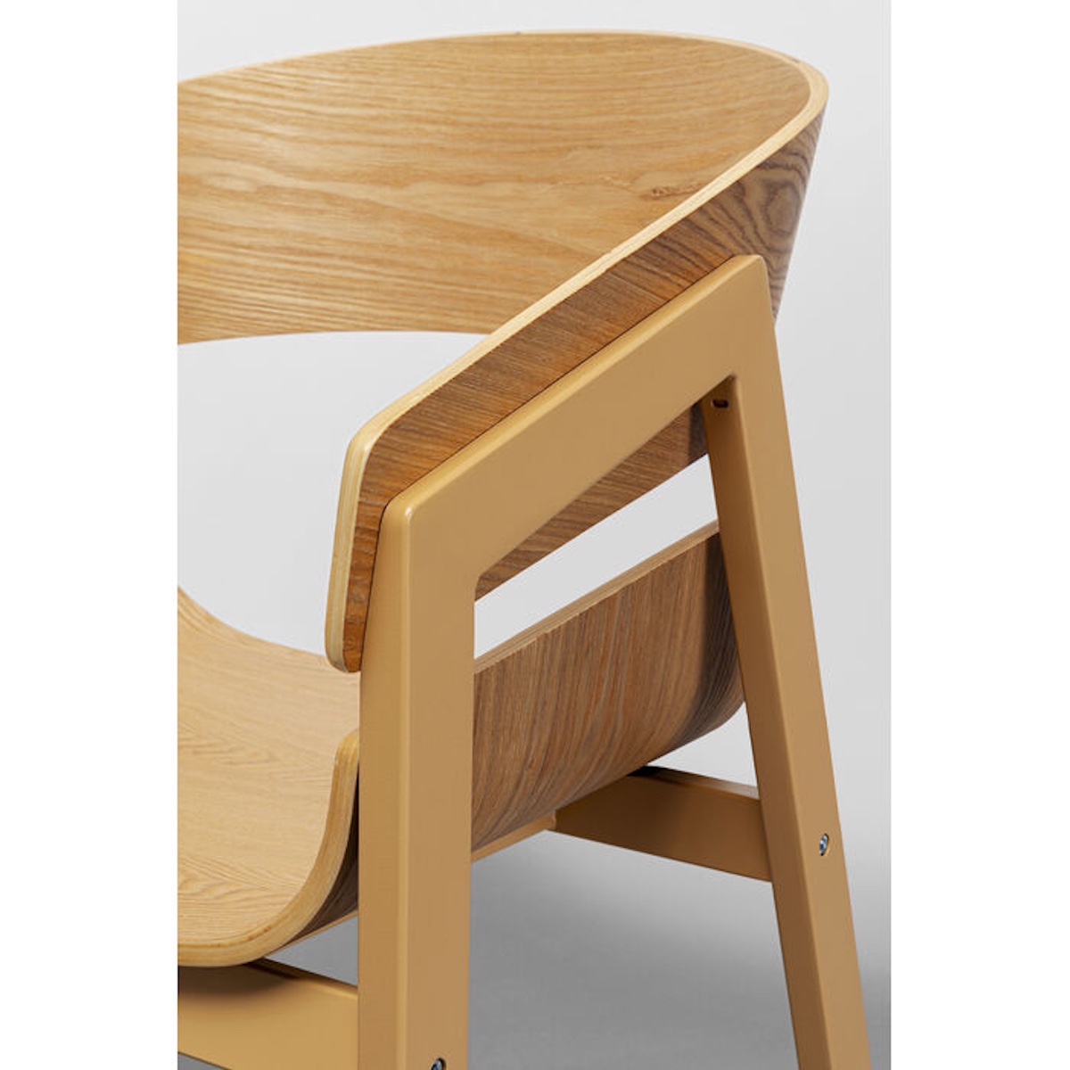 Chaise avec accoudoirs BIARRITZ Kare Design nature
