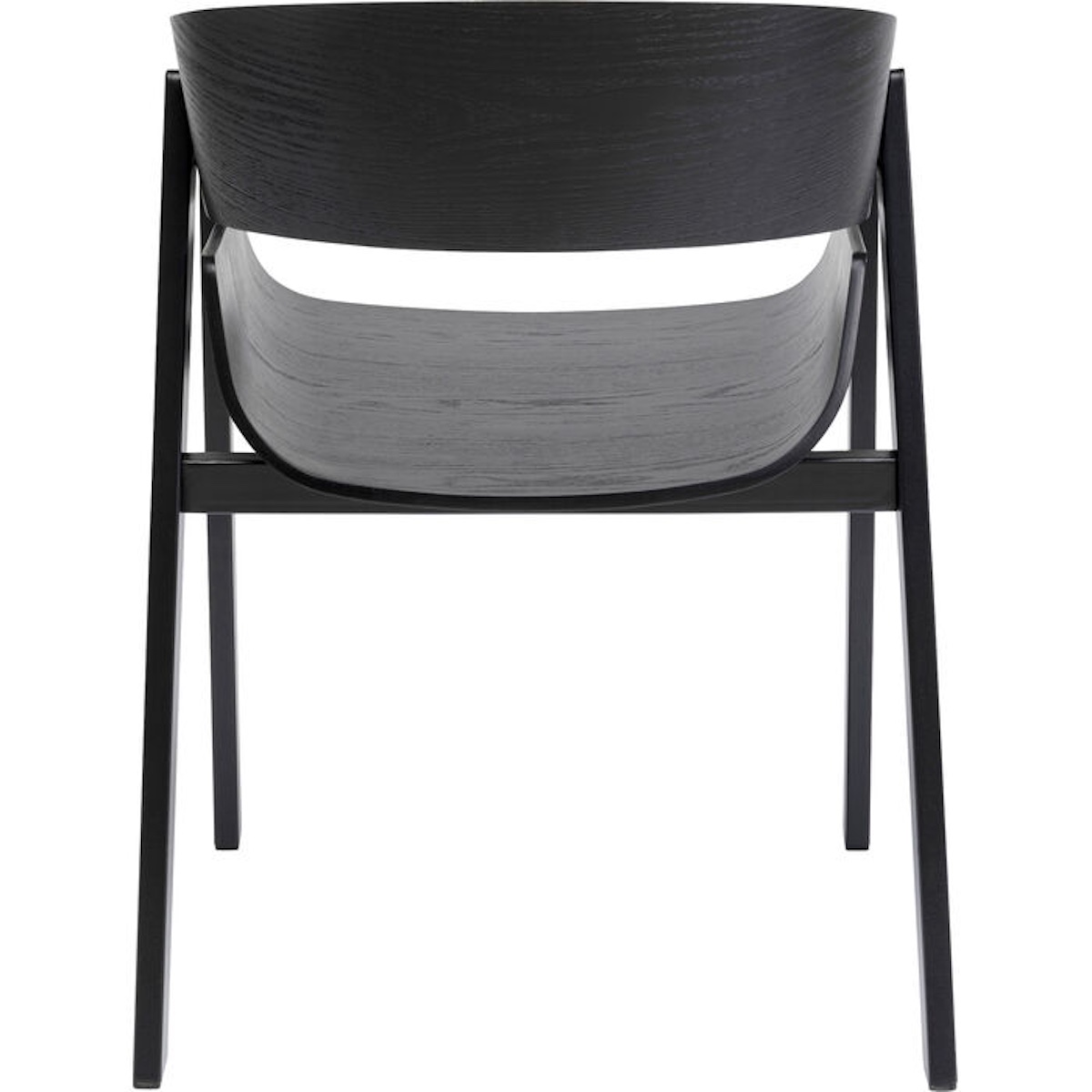 Chaise avec accoudoirs BIARRITZ Kare Design noir