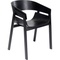 Chaise avec accoudoirs BIARRITZ Kare Design noir