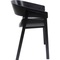 Chaise avec accoudoirs BIARRITZ Kare Design noir