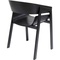 Chaise avec accoudoirs BIARRITZ Kare Design noir