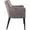 Chaise avec accoudoirs BLACK MODE Kare Design gris