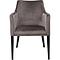 Chaise avec accoudoirs BLACK MODE Kare Design gris